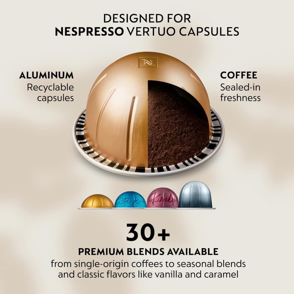 Nespresso Vertuo Pop+ Coffee Machine with Milk Frother, Liquorice Black — photo 4
