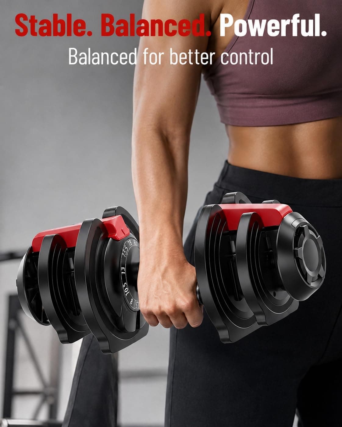 28/40/50/90 lbs Adjustable Dumbbell Set, Adjustable Dumbbells — photo 6