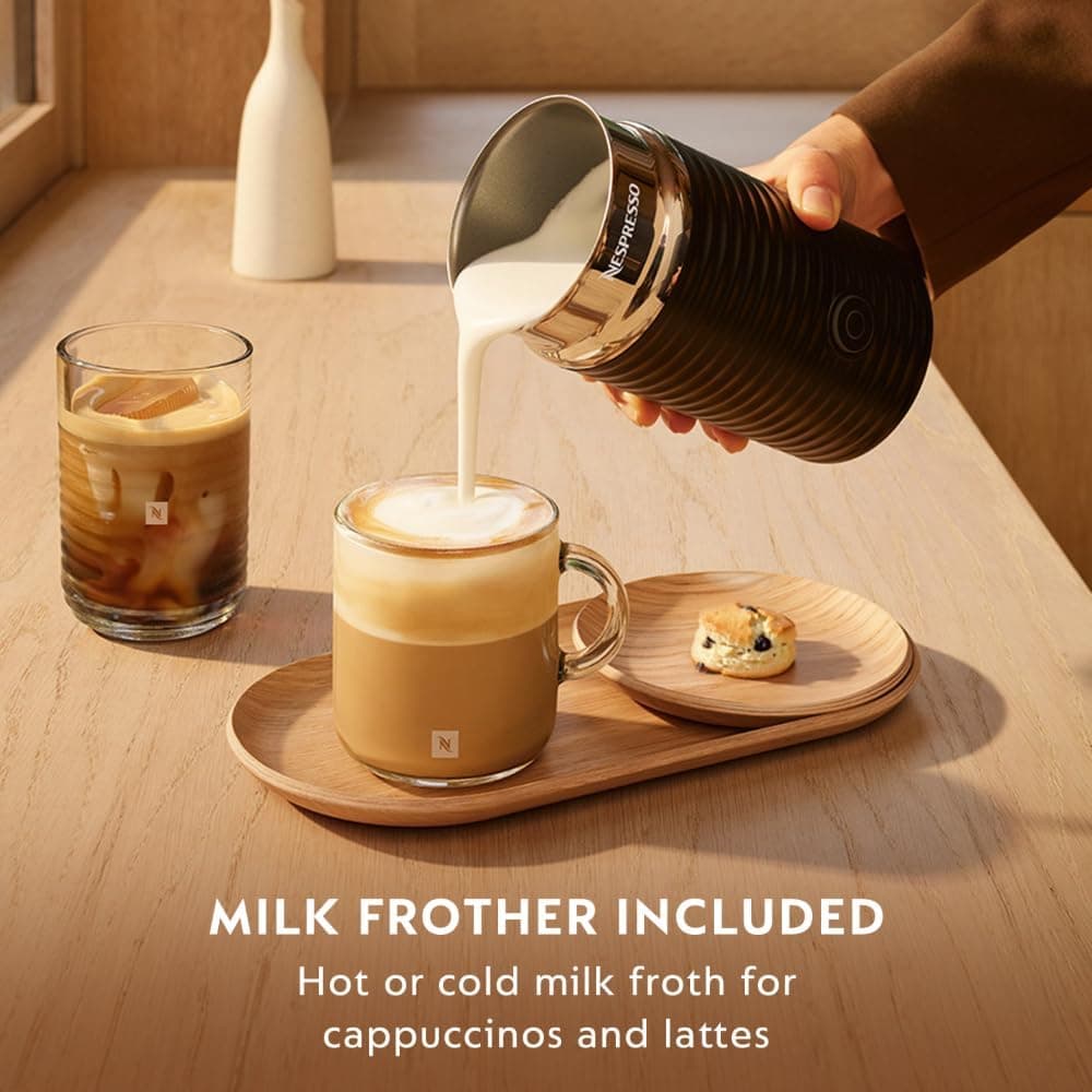 Nespresso Vertuo Pop+ Coffee Machine with Milk Frother, Liquorice Black — photo 6