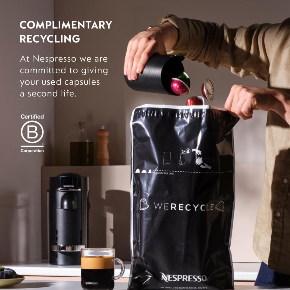 Nespresso Vertuo Pop+ Coffee Machine with Milk Frother, Liquorice Black — photo 9