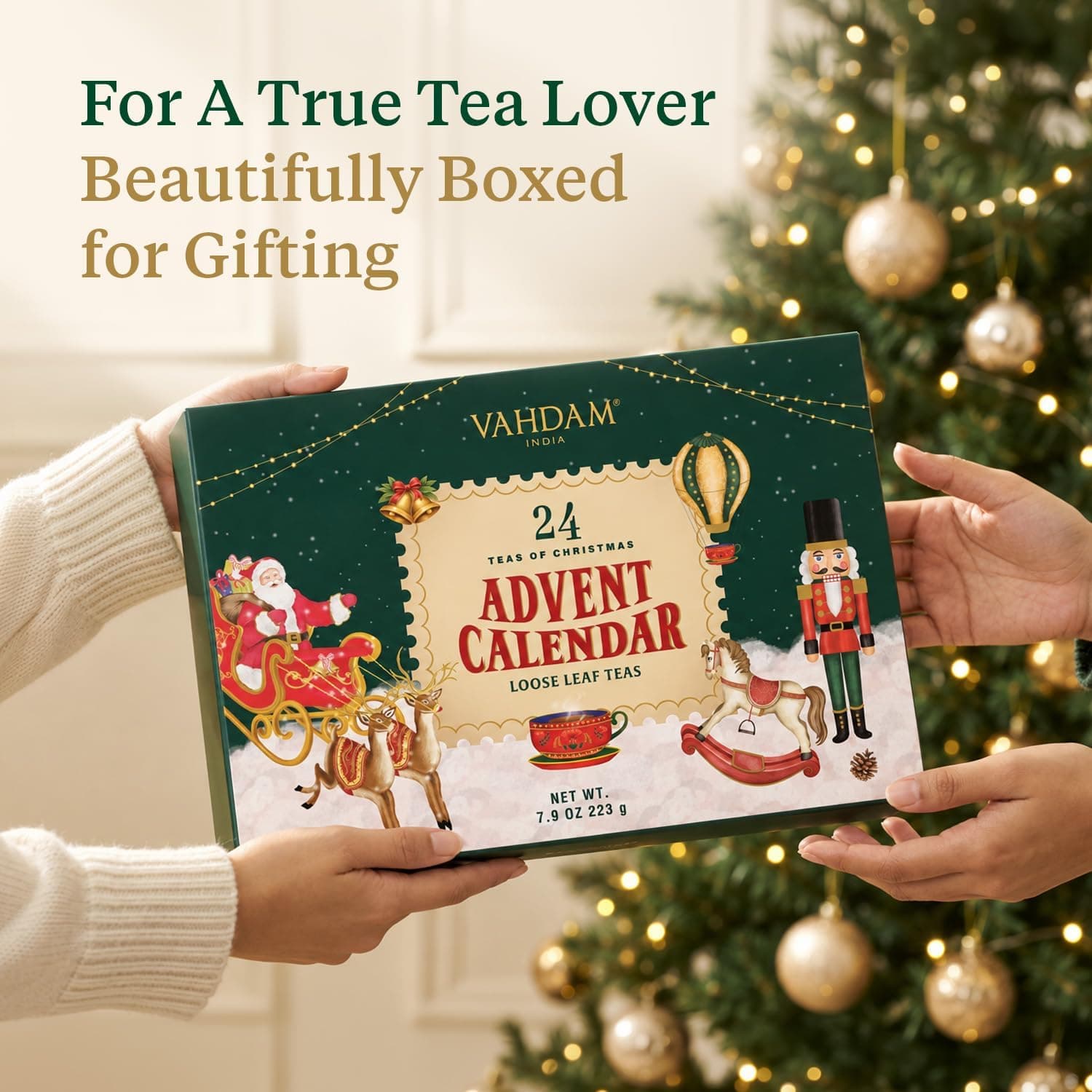 VAHDAM Advent Calendar 2026 | 24 Unique Loose Leaf Teas in Premium Caddies — photo 5