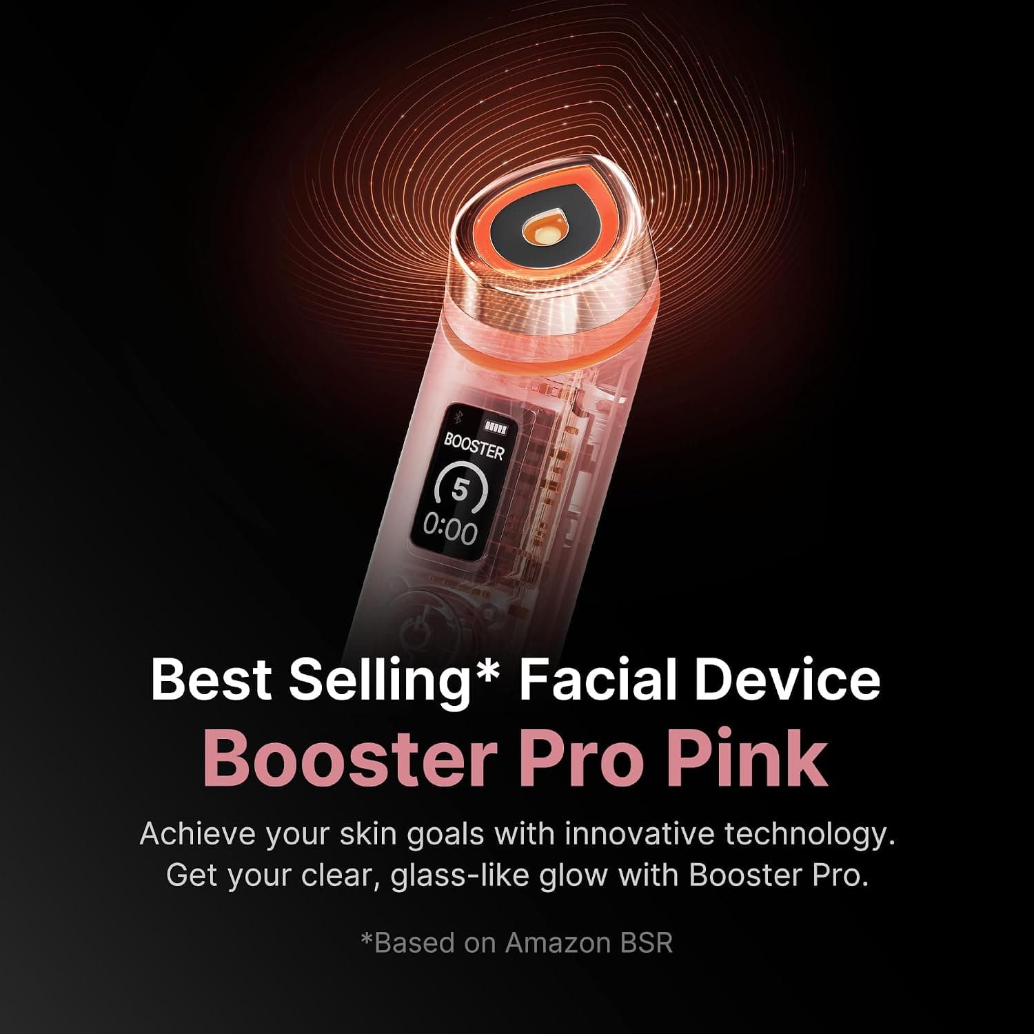 medicube Booster Pro - 6 in 1 Real Glass Glow Beauty Massager, Pink — photo 2