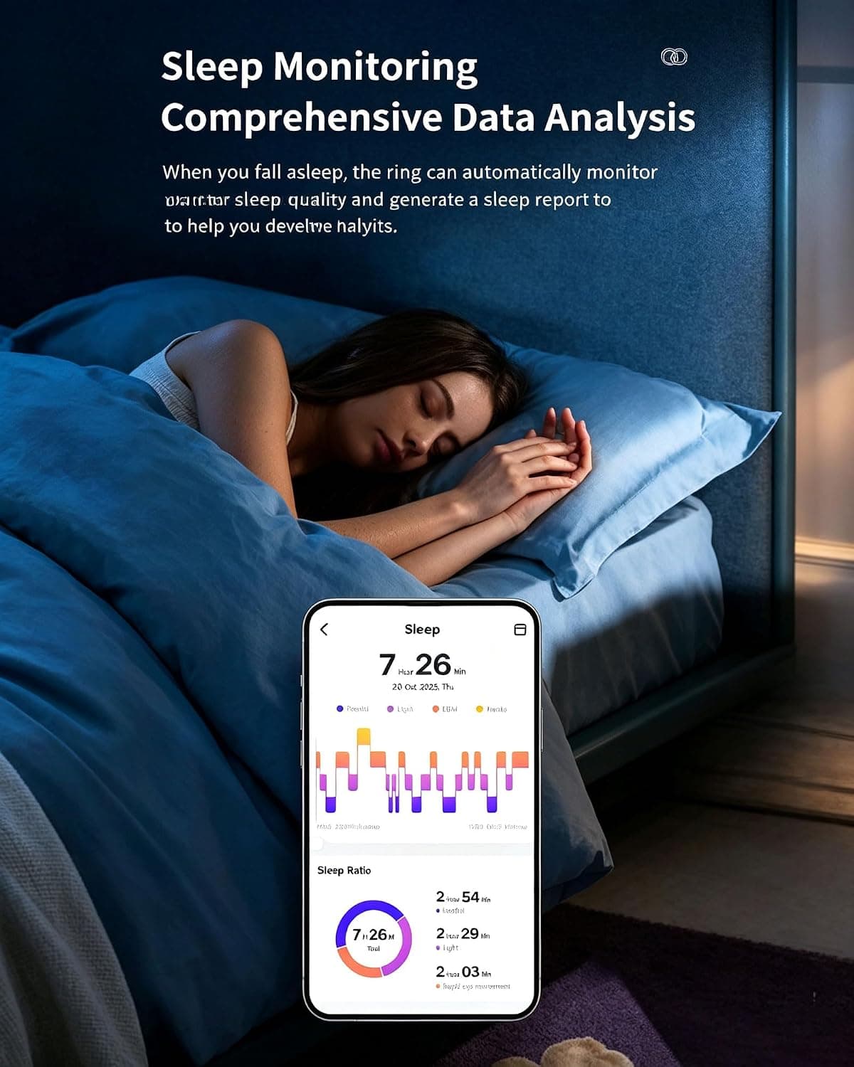 Smart Ring for Women & Men, Smart Ring Sleep Tracker, No Subscription — photo 5