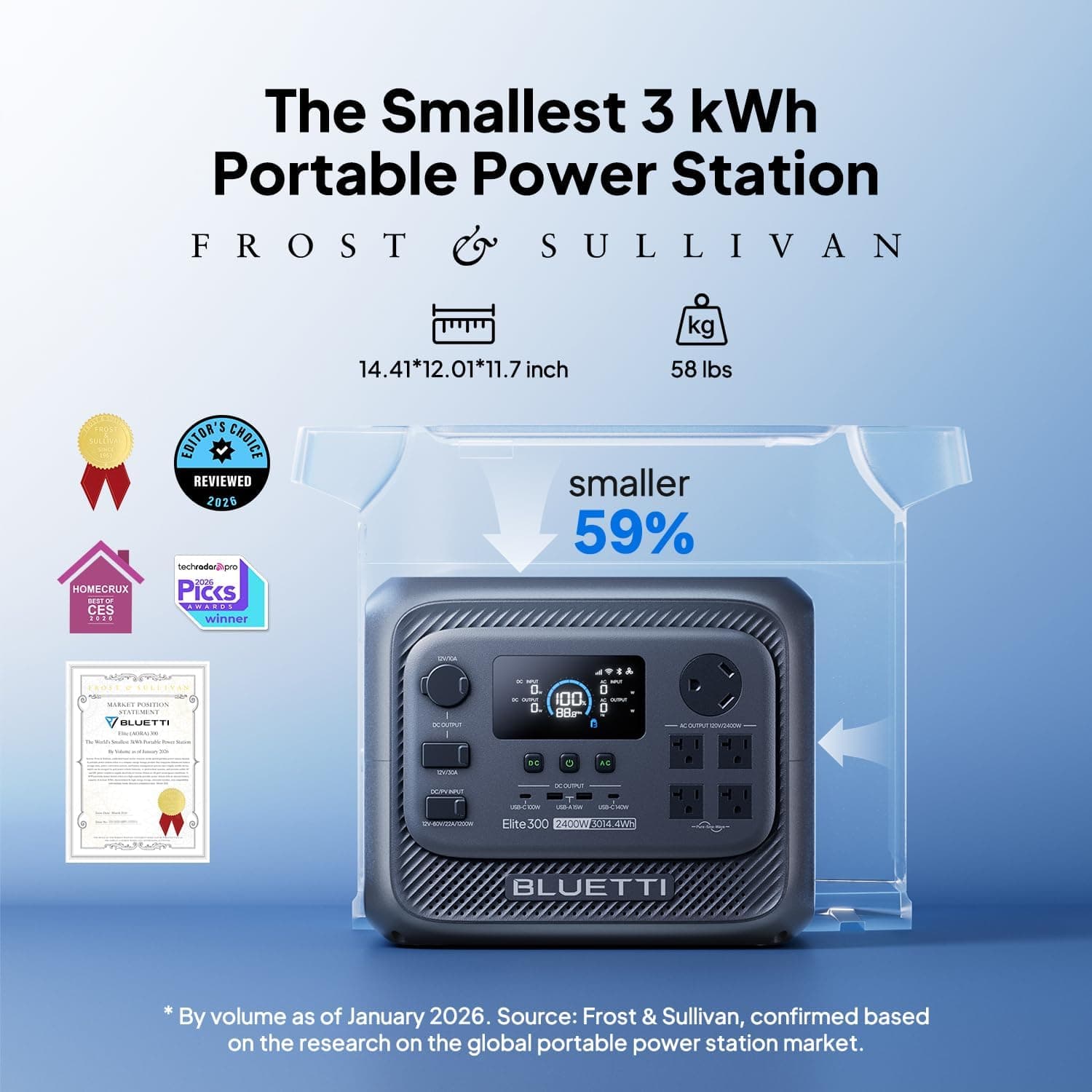 BLUETTI Elite 300 Portable Power Station for RV & Home Backup 3014.4Wh — photo 2