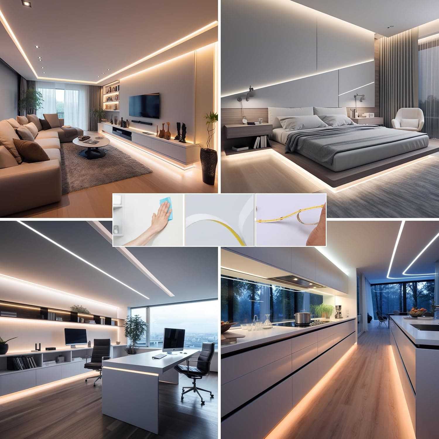 BENLUN 24V CCT COB LED Strip Lights 65.6ft with Remote and Power Supply — photo 5