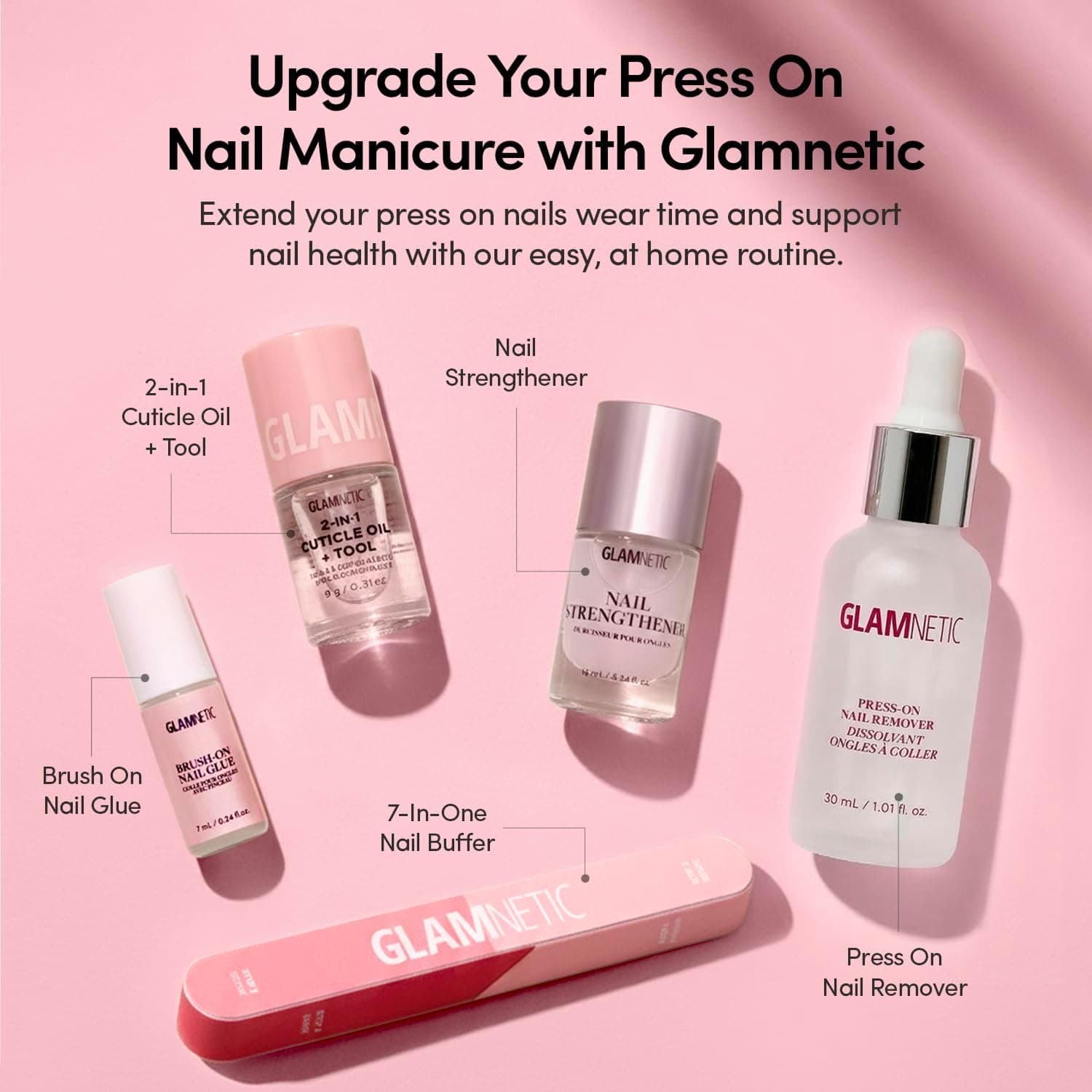 Glamnetic Halloween Press On Nails, Short Almond Glazed, October Nights — photo 9