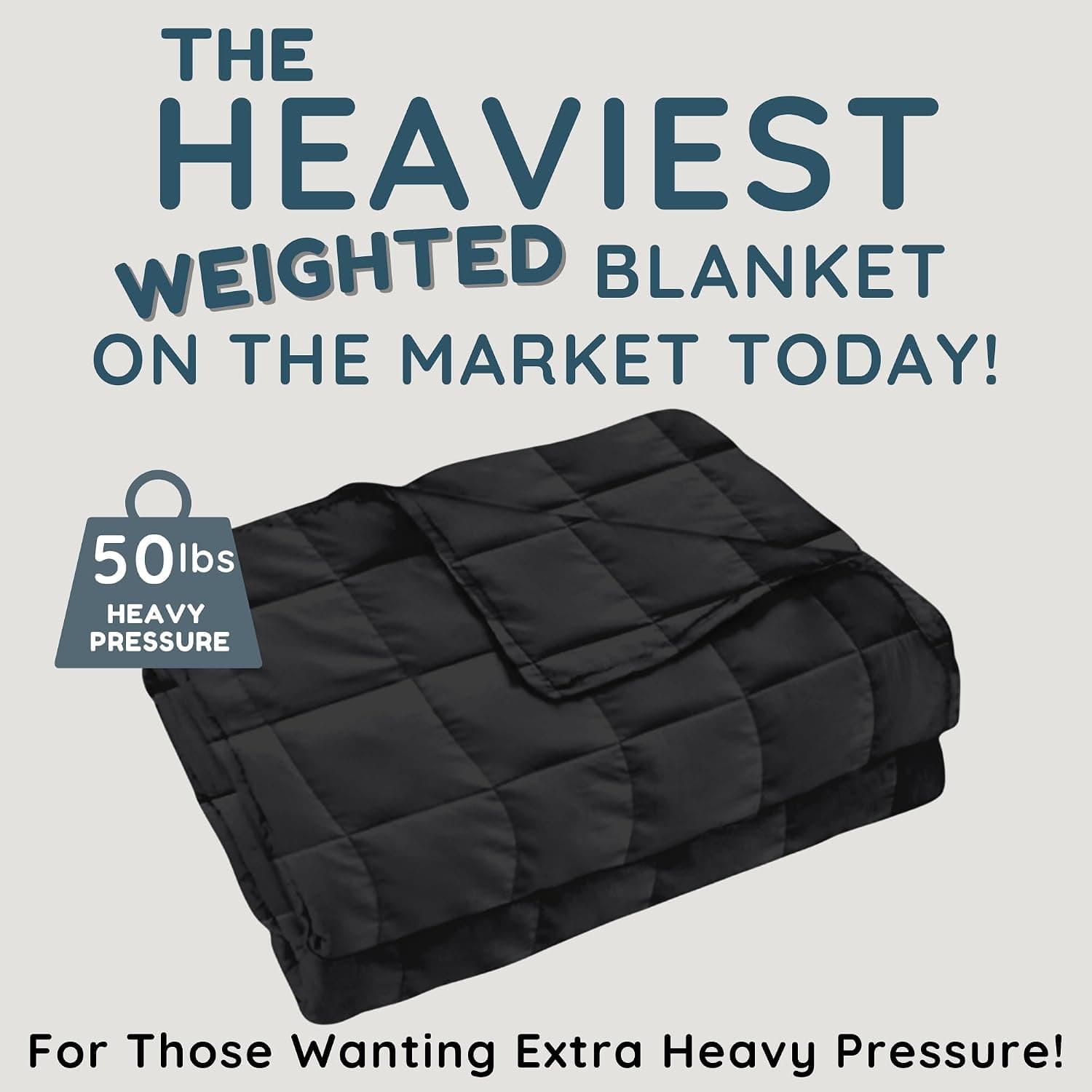 HomeSmart Weighted Blanket Queen Size 50 lb - The Heaviest Weighted Blanket — photo 2