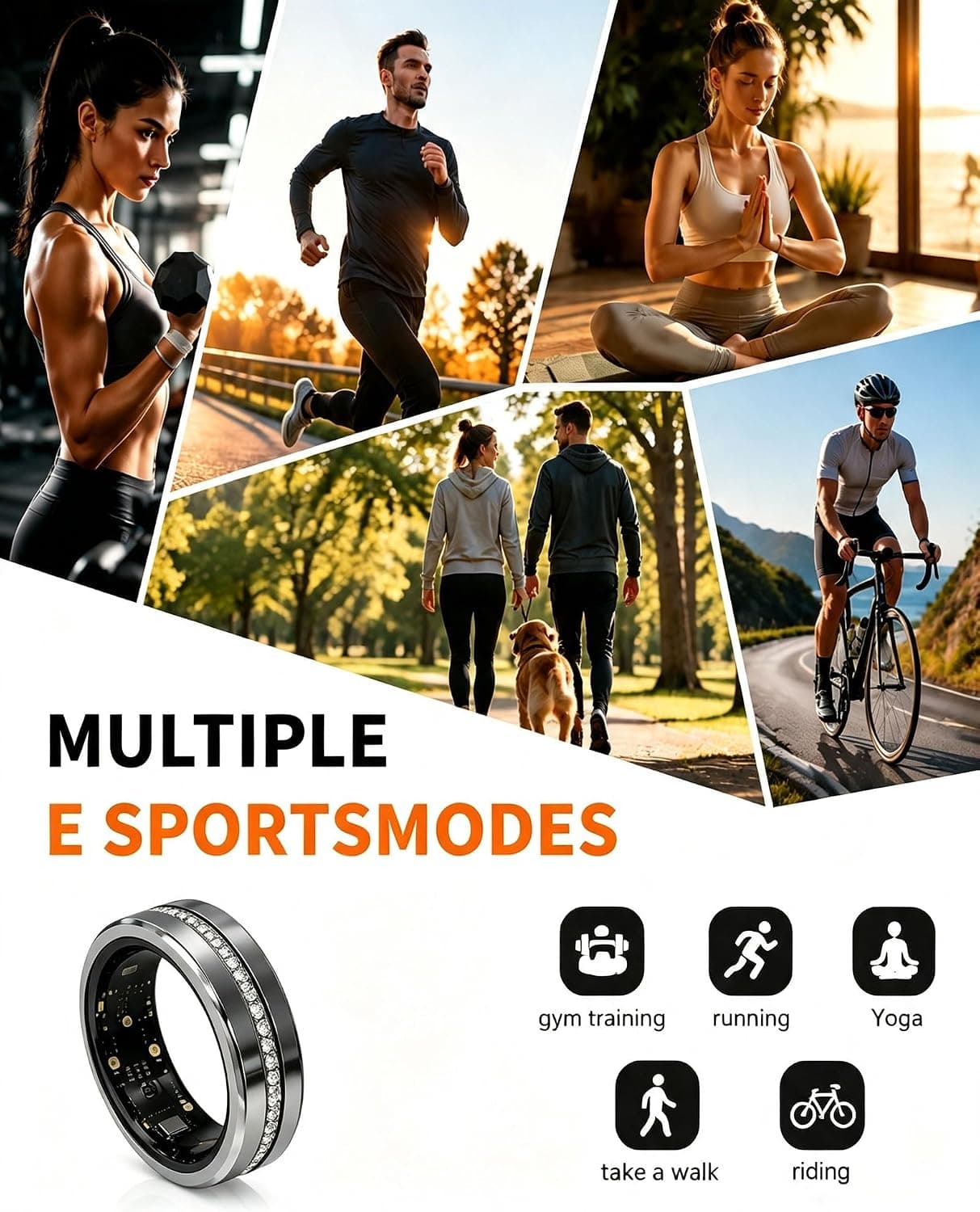 Smart Ring for Women & Men, Smart Ring Sleep Tracker, No Subscription — photo 7