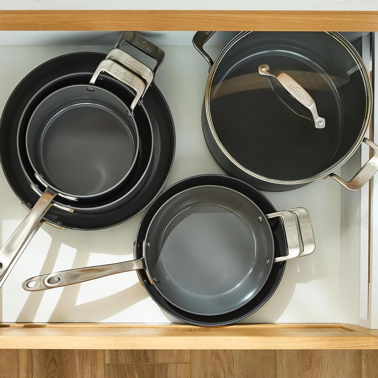 All-Clad HA1® Ceramic Nonstick, 10-Piece Pots & Pans Set, Induction Ready — photo 8
