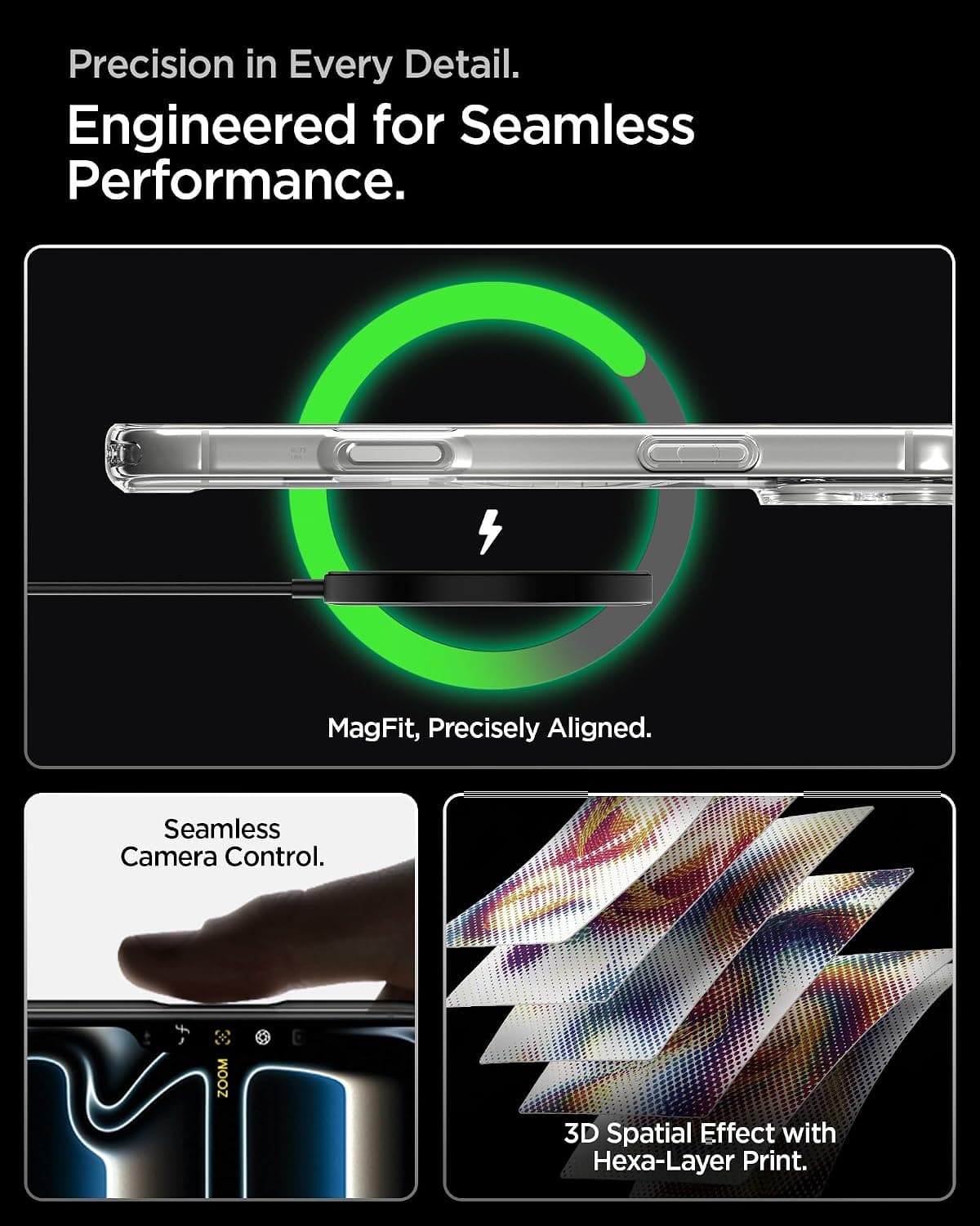 Spigen Ultra Hybrid MagFit for iPhone 17 Pro / 18 Pro Case, c11 Signal — photo 8