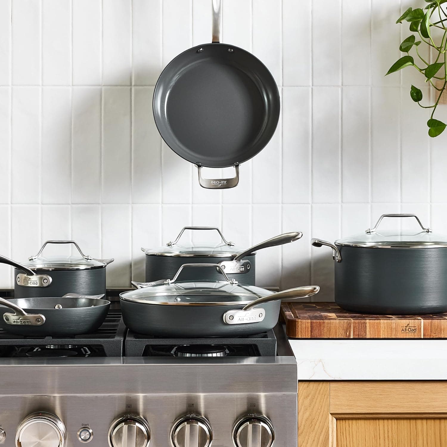 All-Clad HA1® Ceramic Nonstick, 10-Piece Pots & Pans Set, Induction Ready — photo 3