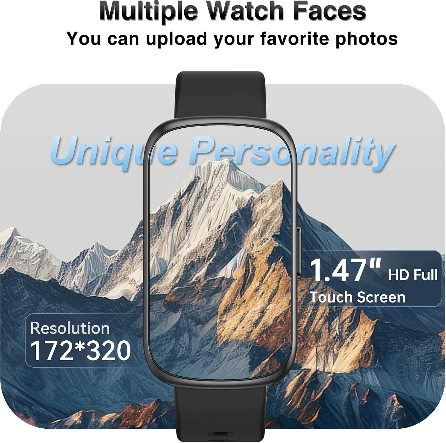 Fitness Tracker, Smart Watches for Women Men with 24/7 Heart Rate/Blood Pressure/Blood Oxygen Monitor, Sleep Tracker, Calories&Step Counter, IP68 Waterproof Health Activity Trackers for Android&iPhone — photo 6
