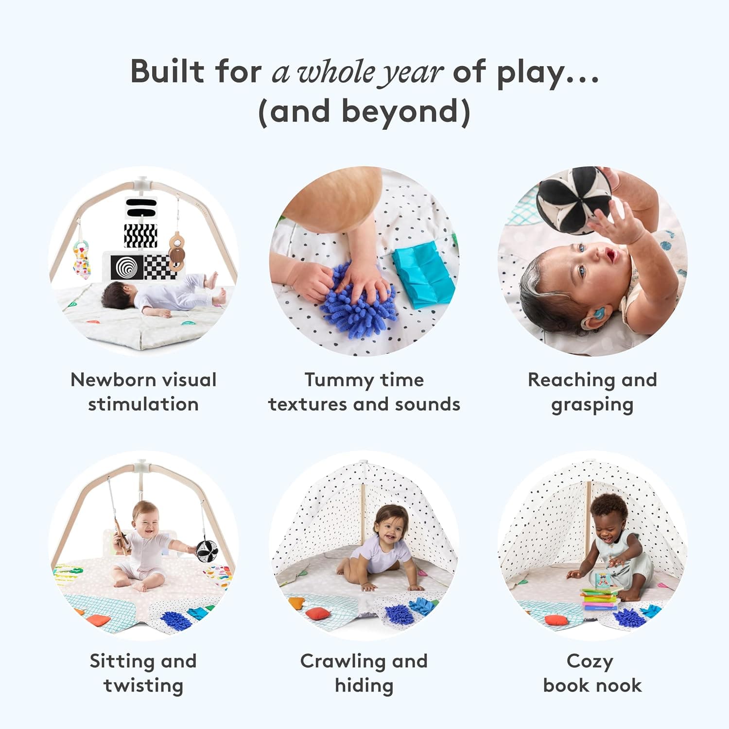 Lovevery, The Play Gym, 5-Stage Baby Developmental for Full Year of Play — photo 4