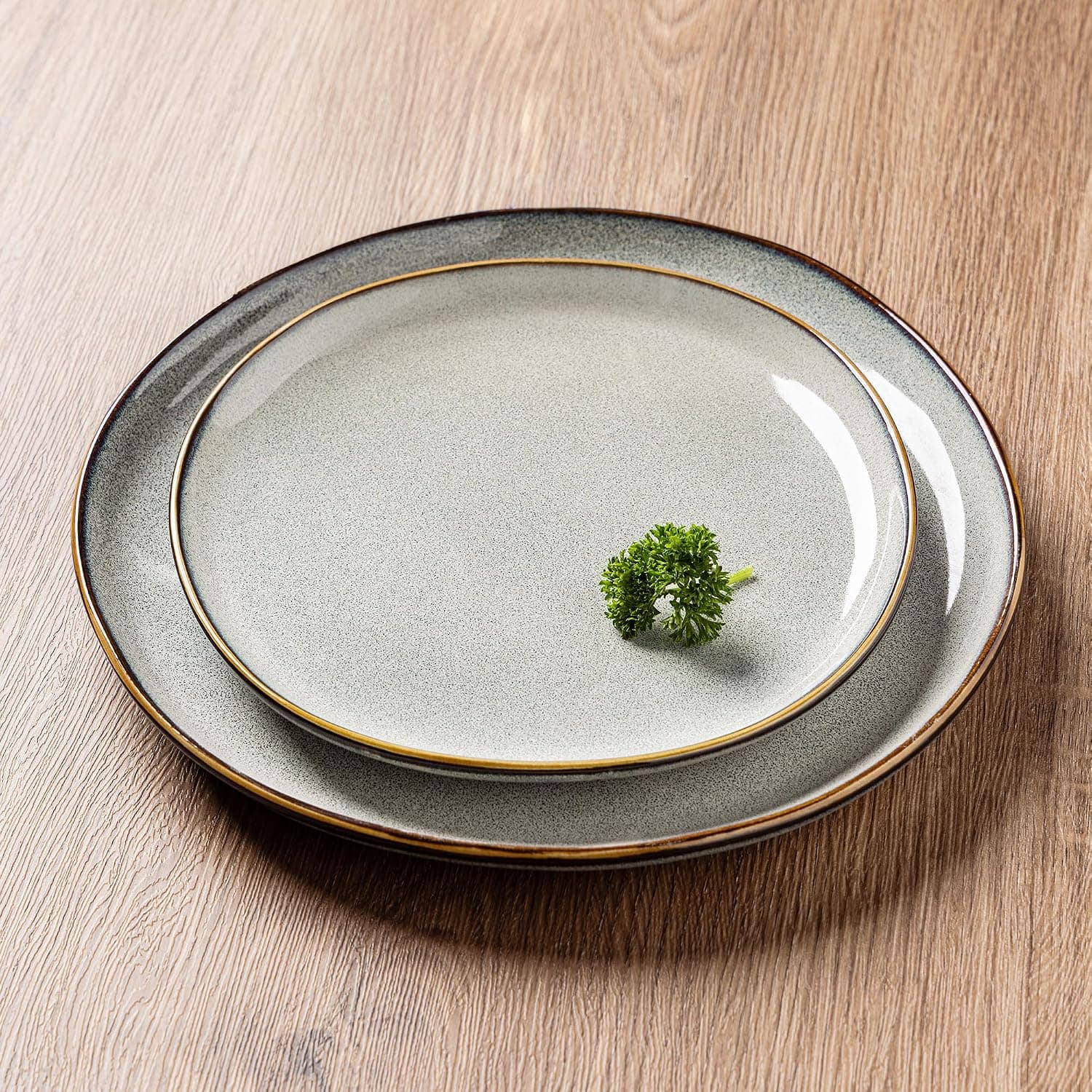 AmorArc Ceramic Dinnerware Sets for 8, 24Pcs Plates and Bowls Sets Dishes — photo 2