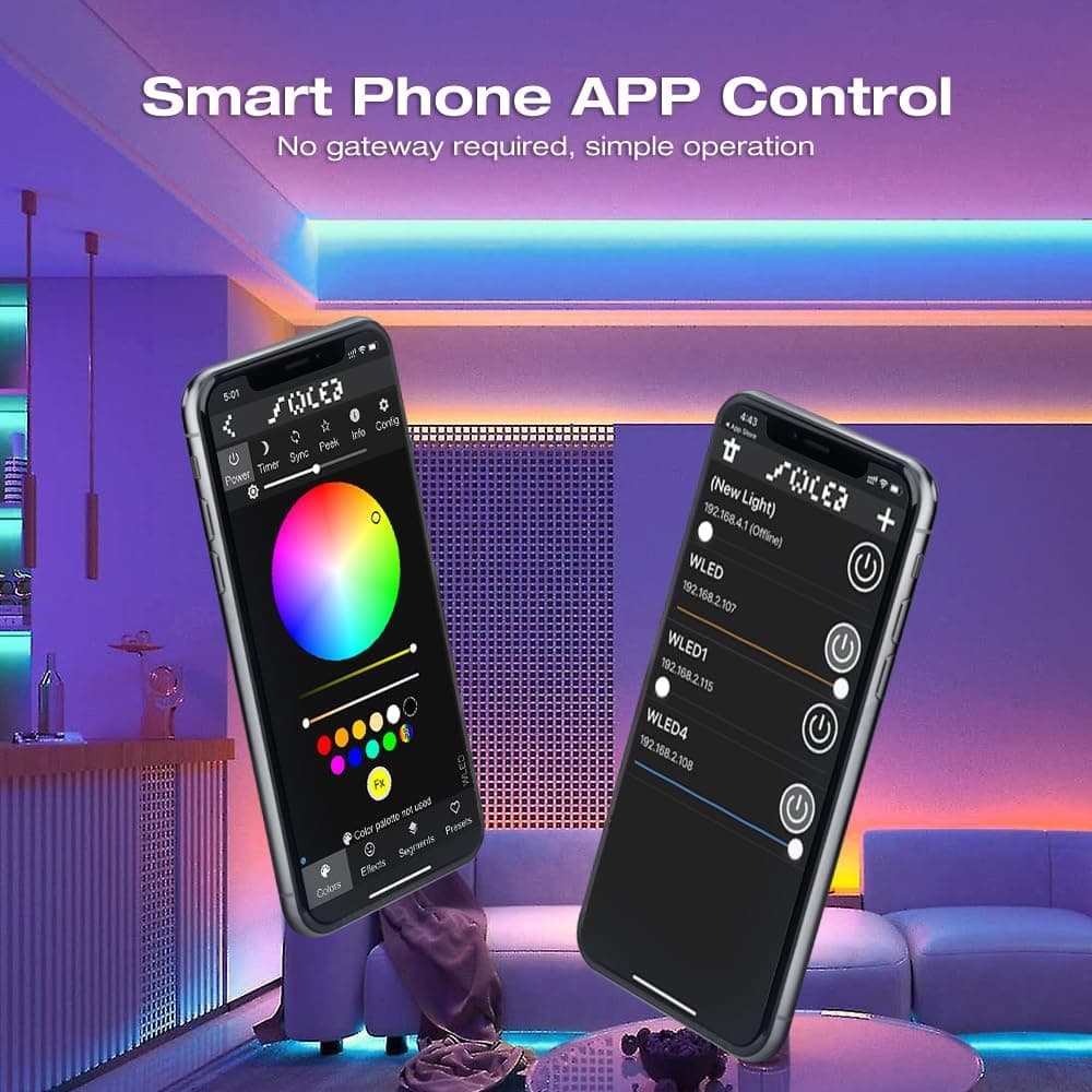 GLEDOPTO ESP32 PWM WLED LED Controller 5 Modes in 1 DC 12-24V WiFi Wireless App Control Easy Wiring DIY Static Dynamic Mode Lighting For Analog RGBCCT RGBW RGB WWCW CCT Dimmer Single Color Strip Light — photo 3