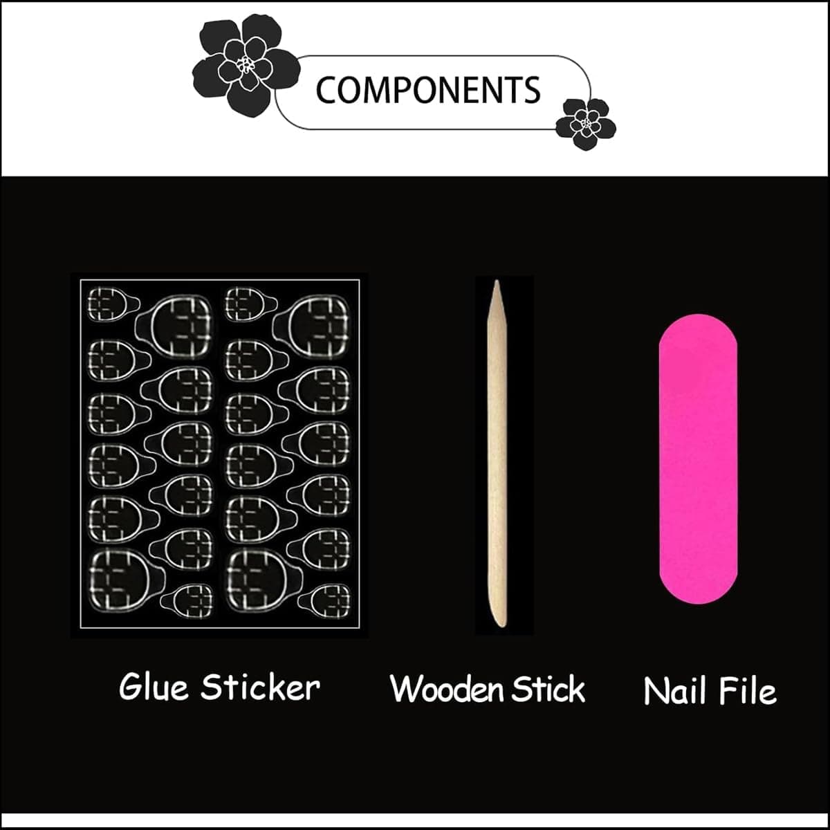 Halloween Almond Press on Nails Cute Ghost Checkerboard Brown Fake Nails — photo 6