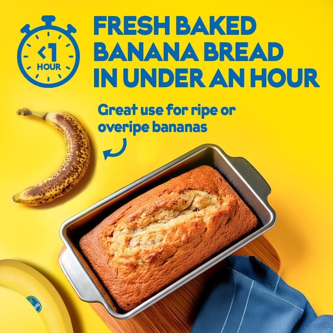 Chiquita Banana Bread Mix, 4 Pack (13.7oz each) w/Spatula for Easy Mixing — photo 4