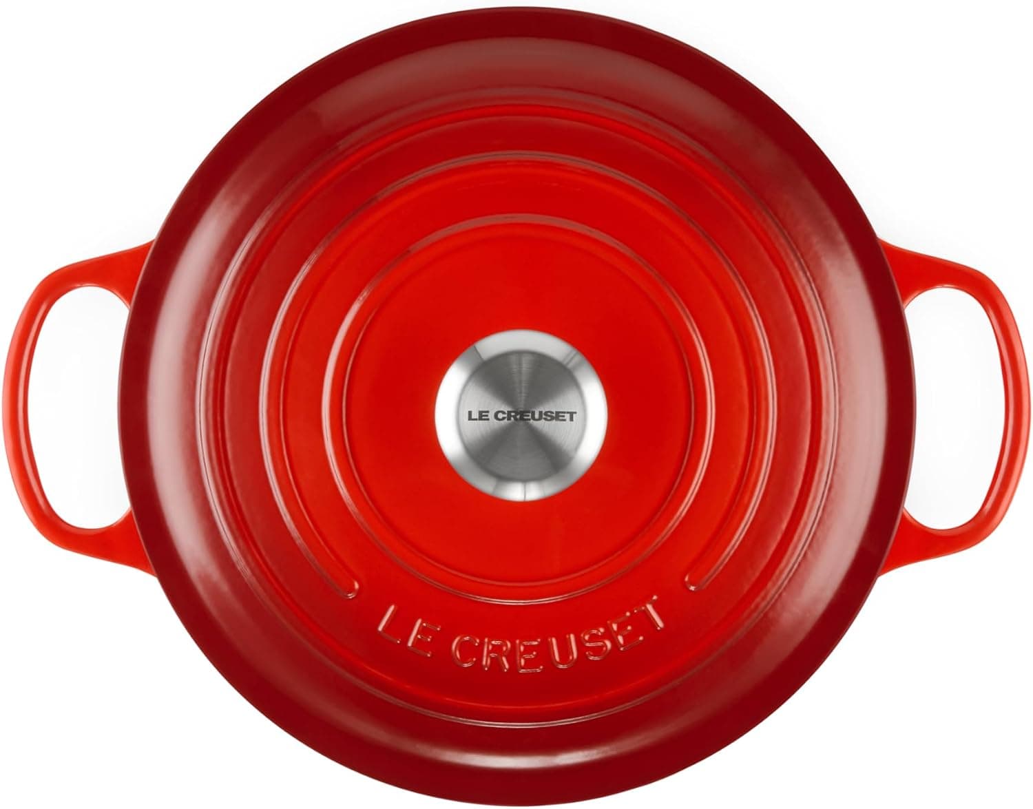 Le Creuset Enameled Cast Iron Round Dutch Oven, 5.5 qt., Cerise — photo 2