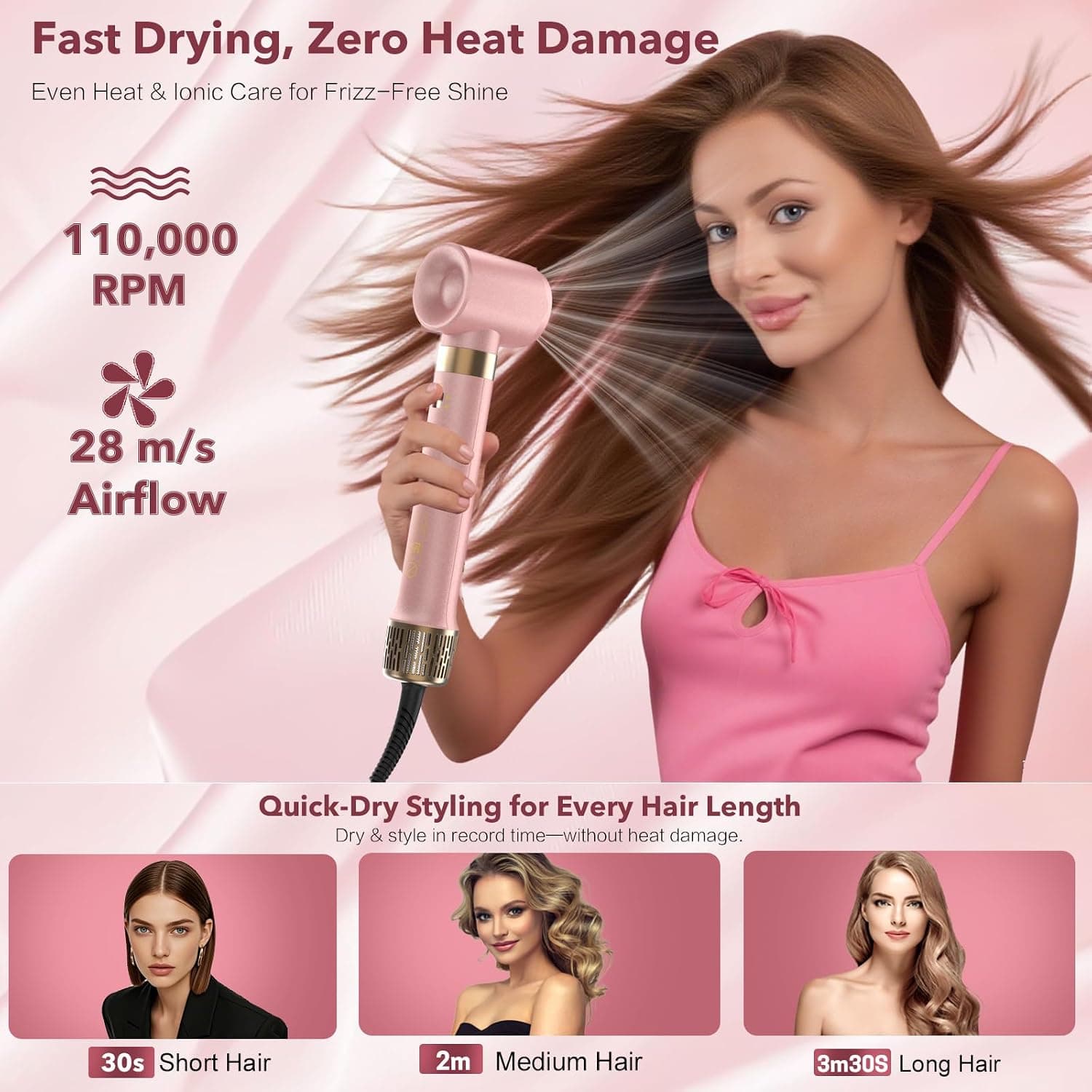 Mythsight StyleVibe 6-in-1 Air Styler with Hair Dryer & Auto-Wrap Curl L/R — photo 3