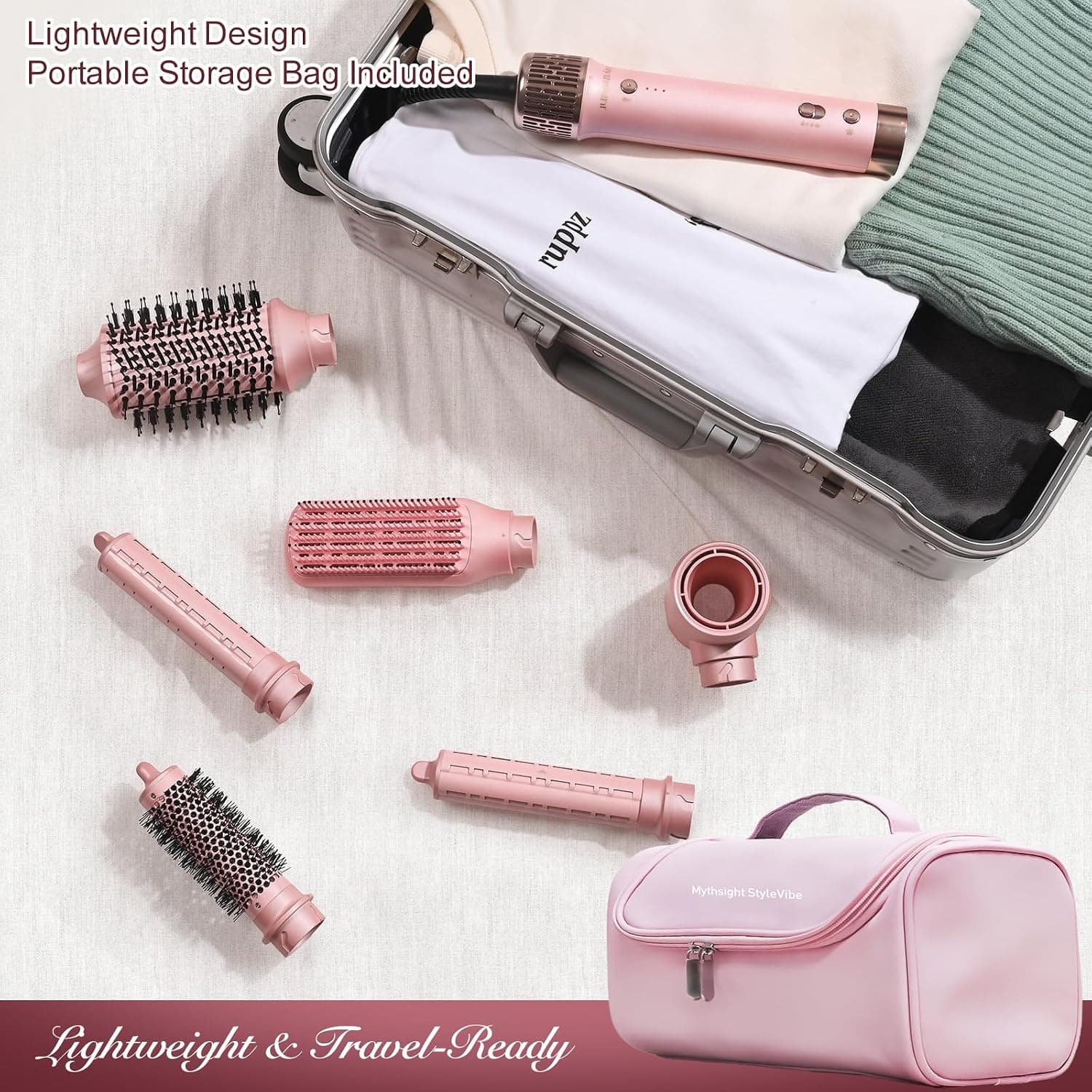 Mythsight StyleVibe 6-in-1 Air Styler with Hair Dryer & Auto-Wrap Curl L/R — photo 9