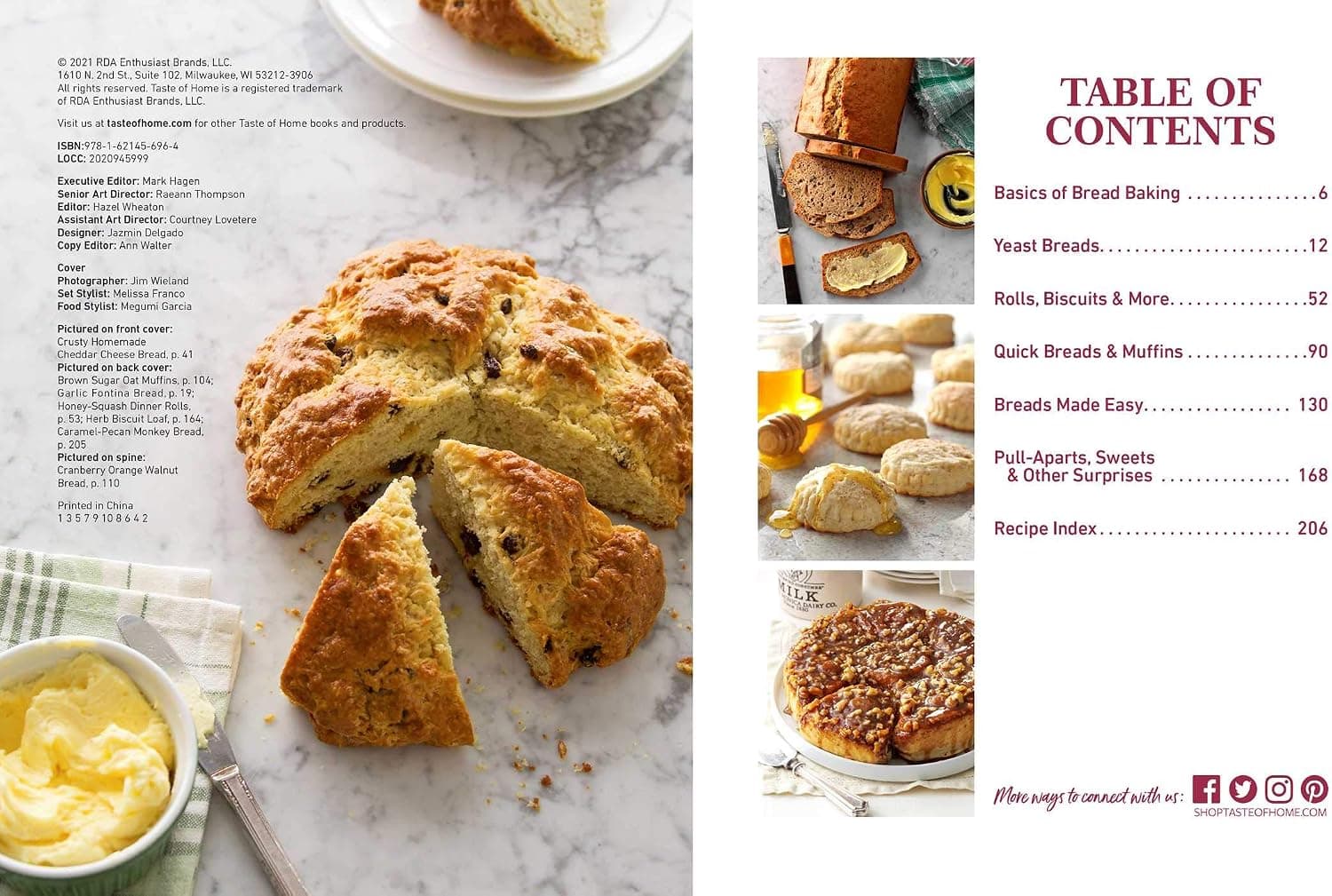 Taste of Home Breads: 100 Bread Recipes for Homemade Loaves, Rolls, Biscuits, and Everyday Baking (Taste of Home Baking) — photo 3